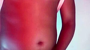 labeto strokes under red lights to huge cumshot explosion