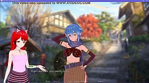 Hom Factory: Monster Girl Tower Game with Big Tits Tittyfucks and Creampies