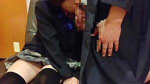 i cherish our flirty uniform cosplay with miniskirt schoolgirl