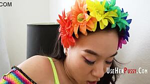 pride parade turns free use fantasy with aubree valentine and kimmy kim