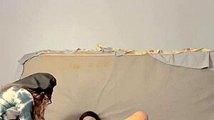 Dominatrix mommy fingers ass and dominates guy completely
