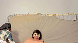 Dominatrix mommy fingers ass and dominates guy completely