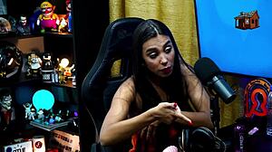 didy reis bares huge tits on podcast close-up