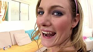 taylor 19yo takes huge cock pov swallows massive load 😲