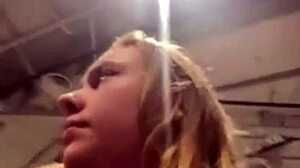 bbw teen masturbates wet pussy in taxi and mall