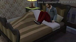 ever wondered how the sims fucks in a wild 3some 4some group with hot wives?