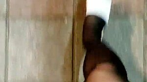 Taiwanese Ladyboy Stocks Outdoor Cumshot Exposure