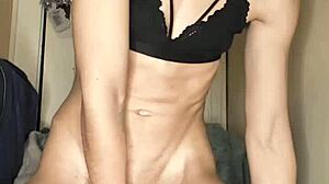 Bold Petite Teen Rides Dildo to Juicy Squirting