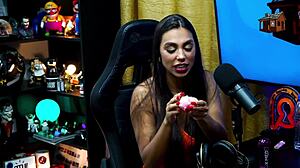 didy reis bares huge tits on podcast close-up