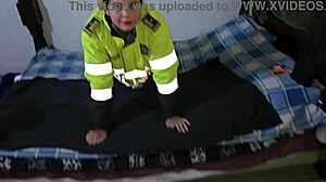 Blonde Latina Police Sucks Licks Dick Before Sleep Oral