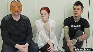 horny sweetie endures awkward anal therapy session