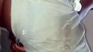 notice homeless arousal from shirt tease masturbation moment