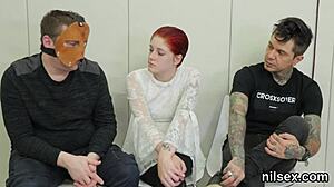 horny sweetie endures awkward anal therapy session