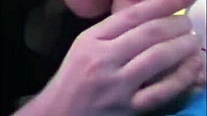 Close-Up Sloppy Blowjob from Curvy Big Tits Wife on Small Cock Ends in Facial Cumshot