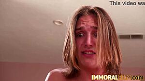 Rissa May Blindfolded Naked on Bed!