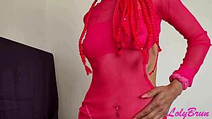 Pinkc's wet anal bukkake creampie floods latina's small waist