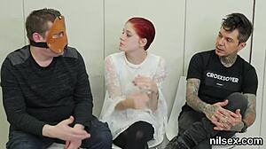 horny sweetie endures awkward anal therapy session
