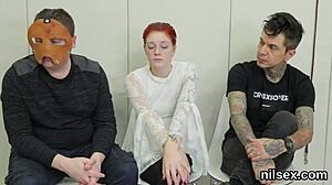 horny sweetie endures awkward anal therapy session