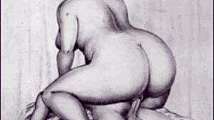 Vintage Erotic Art Reveals Hairy Beavers and Retro Pussy Close-Ups!