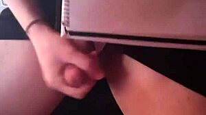 shemale strokes huge cock in raw verification video blast
