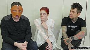 horny sweetie endures awkward anal therapy session