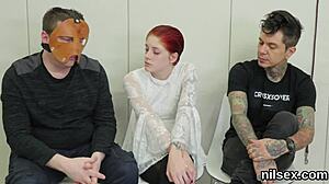 horny sweetie endures awkward anal therapy session