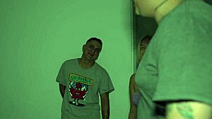 oh man these two huge cocks are wrecking my tiny colombian holes in dp...