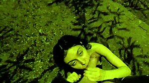 Sissi drops to knees for street cock suck then face cum blast—dollscult taboo