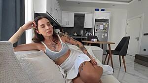 Step sis practices anal for boyfriend creampie