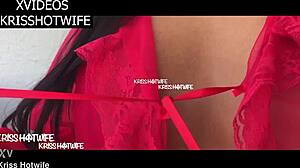Hey, check out Kriss Hotwife's naughty Christmas gift from this Brazilian wife!