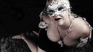 Busty Milf CFNM Sucks Balls Blows Huge Load Facial