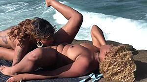 juicy big tits nina rivera porsha carrera lesbian beach lick pussy