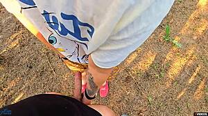 step mom catches stepson jerking tight cock and makes him cum fast pov