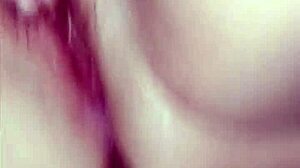 nicebigddd huge naturals cum fingering horny wife!