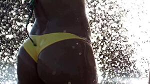 slow-motion surf models tease in sexy waves