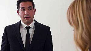 NEW BLONDE SECRETARY LICKED AND POUNDED AT WORK!