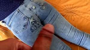 i hike jeans so stepson cums on ass twice