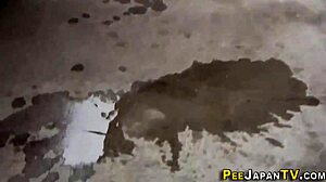 Asian women urinate publicly in outdoor fetish scenes