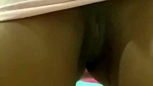 Ebony Babe Strip Tease And Creams Her Juicy Virgin Pussy