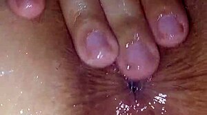 shaved teen tries deep anal for first time