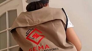 Ingeniera colombiana nataly follando antes de ir al trabajo