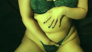 oiled latina with big ass gets pounded doggystyle until booty shakes