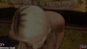 horny blonde cutie shows off exercise ball before going balls deep on bbc