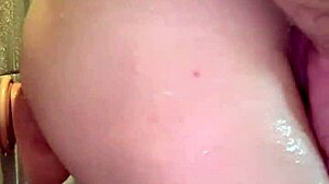 peterwolfe takes a huge pierced dildo with 00 ring
