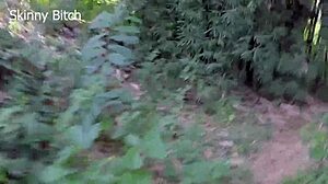 Having sex in forest
