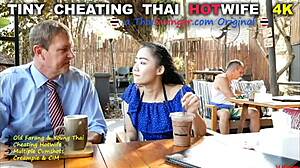 Thai Wife Cheating With Big Cock And Cumshot