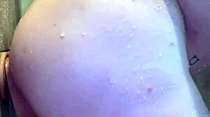 peterwolfe takes a huge pierced dildo with 00 ring