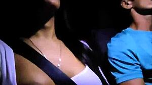 Sex with friend inside car