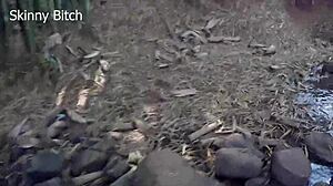 Having sex in forest