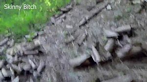 Having sex in forest